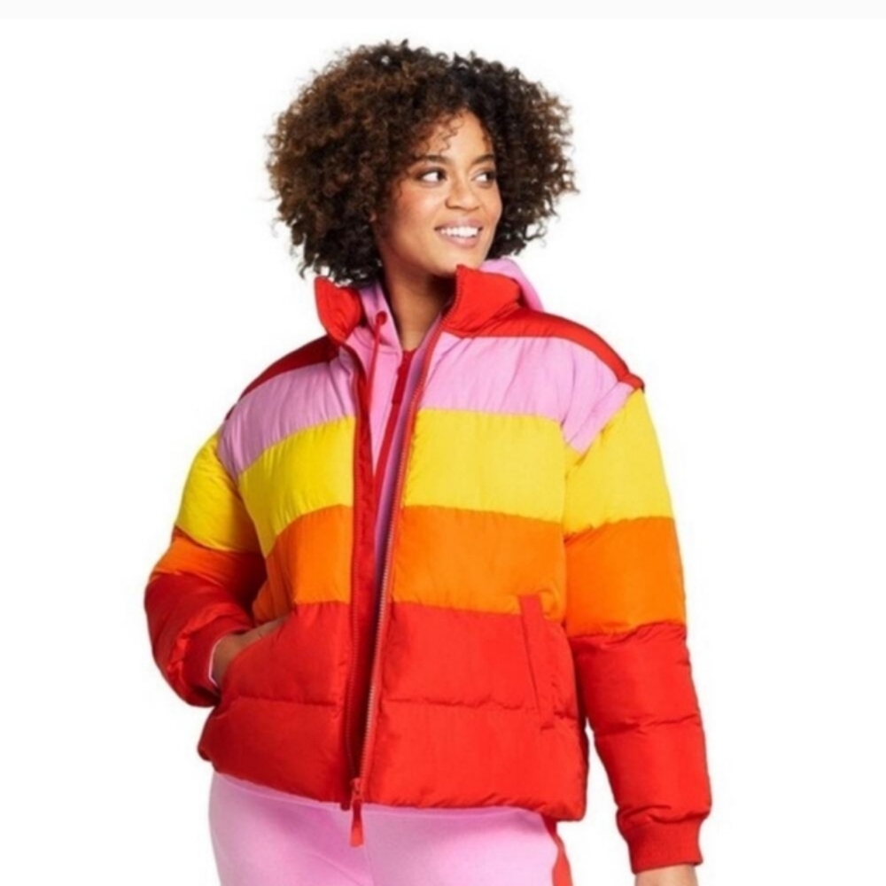 Lego x Target Colorblock Puffer Coat